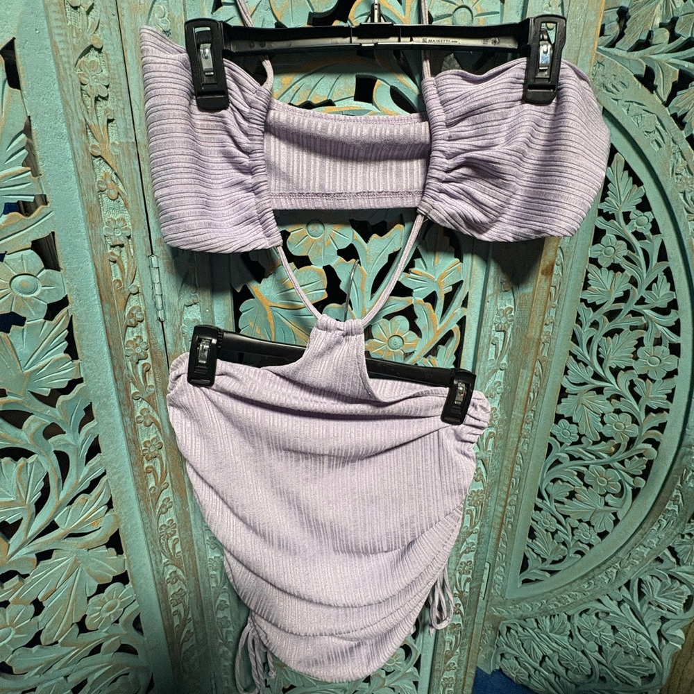 Lavender Ribbed dress
